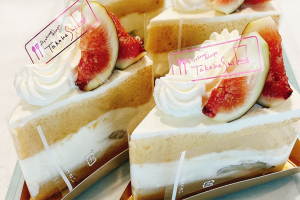 いちじくのショートケーキ