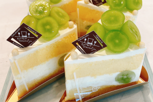 シャインマスカットのショートケーキ